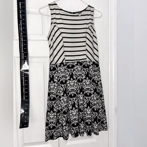 Xhilaration Striped and Patterned Sleeveless Dress